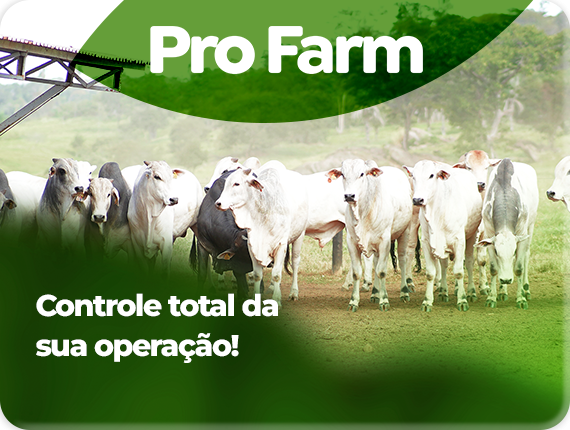 Tenha uma visão clara do desempenho da sua fazenda! 
Com o PRO FARM você terá:Monitoramento detalhado da produção e desempenho da fazenda (relatórios completos dos dados)
Controle financeiro mais eficiente e preciso (identificação de gastos desnecessários e otimização dos recursos)
Tomada de decisão baseada em dados concretos (redução dos riscos e aumento de lucro)- Precisão Agro
